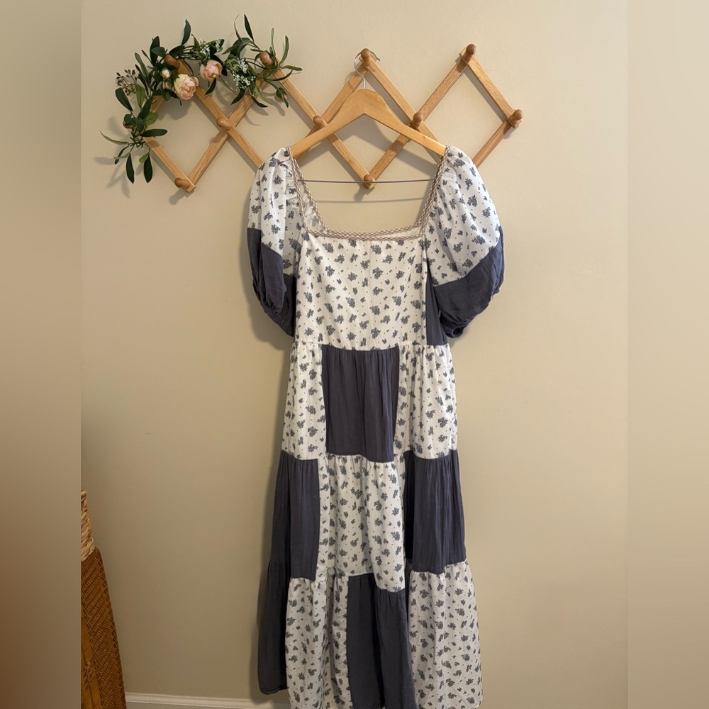 Neuflora Floral Patchwork Dress